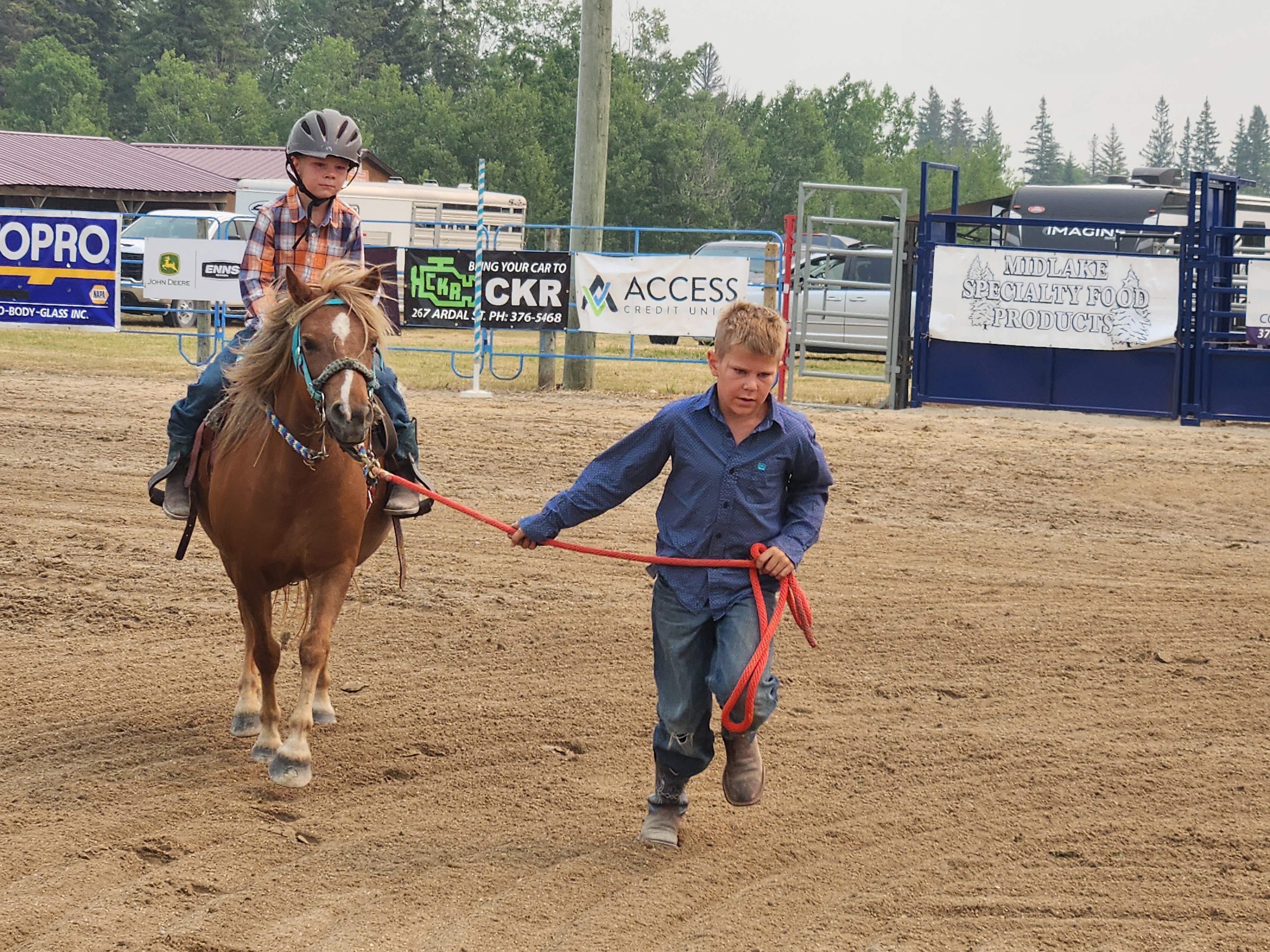 Burn n' Turn was a Morning delight to watch for families. PortageOnline/ Tristen Sokolosky