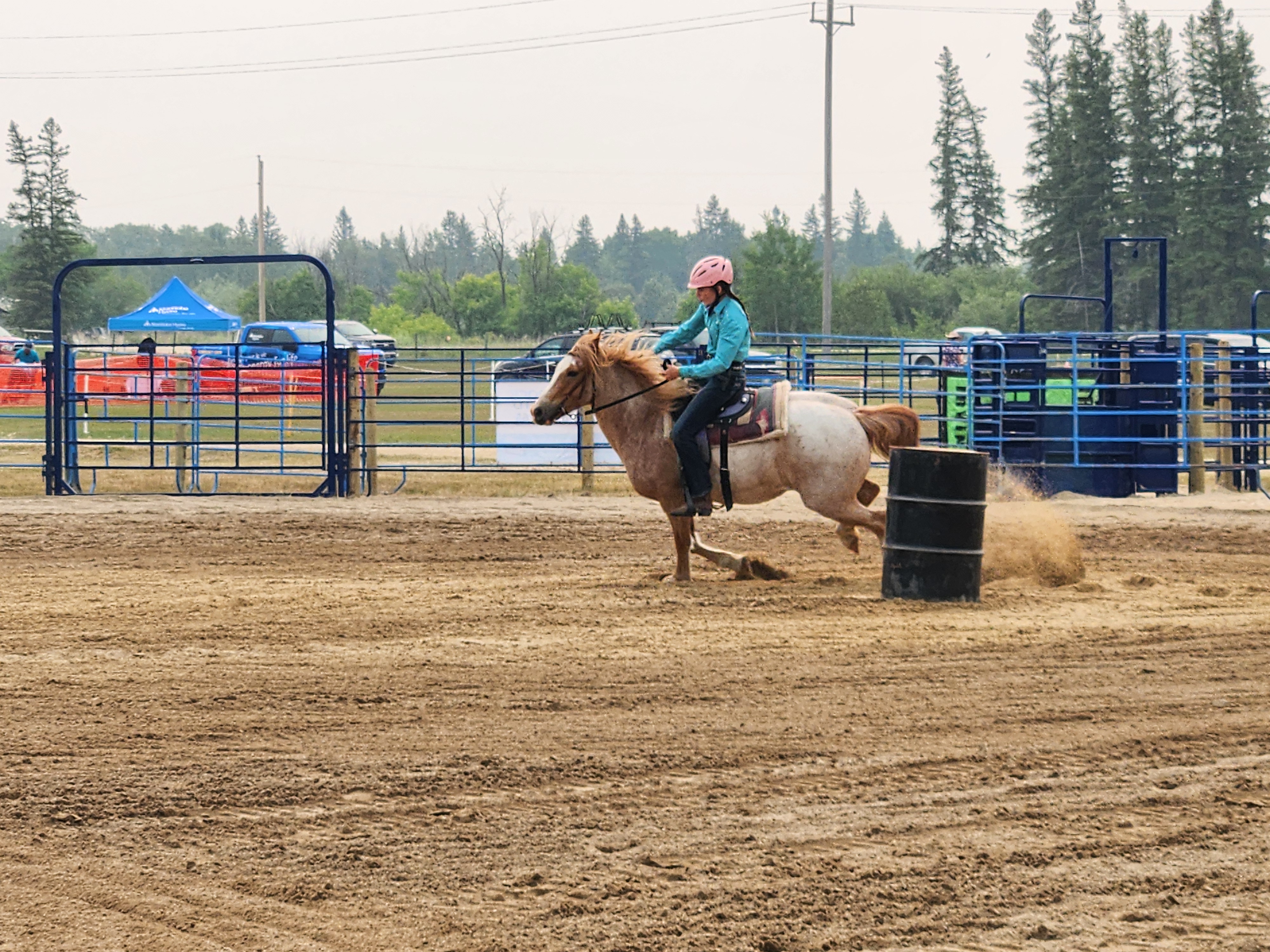 Burn n' Turn was a Morning delight to watch for families. PortageOnline/ Tristen Sokolosky