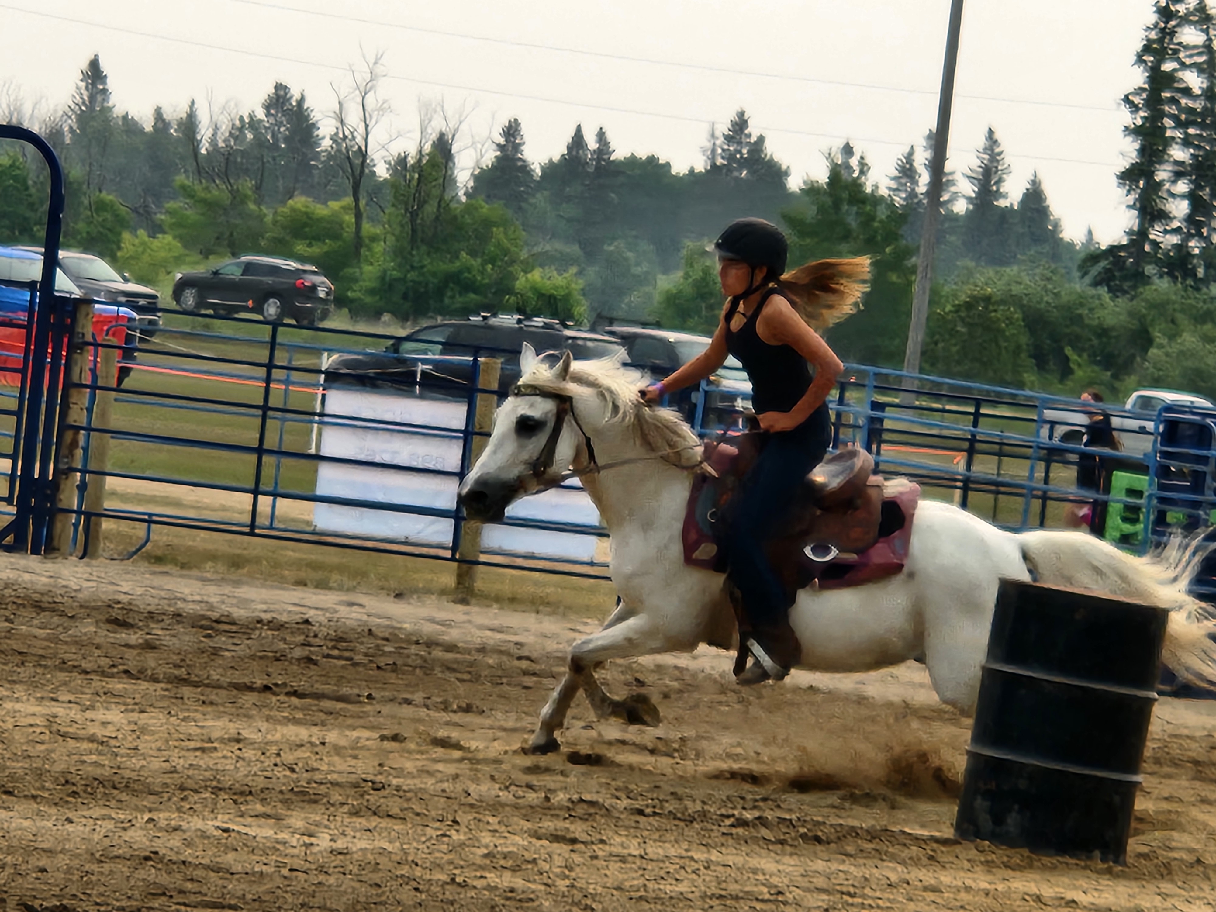 Burn n' Turn was a Morning delight to watch for families. PortageOnline/ Tristen Sokolosky
