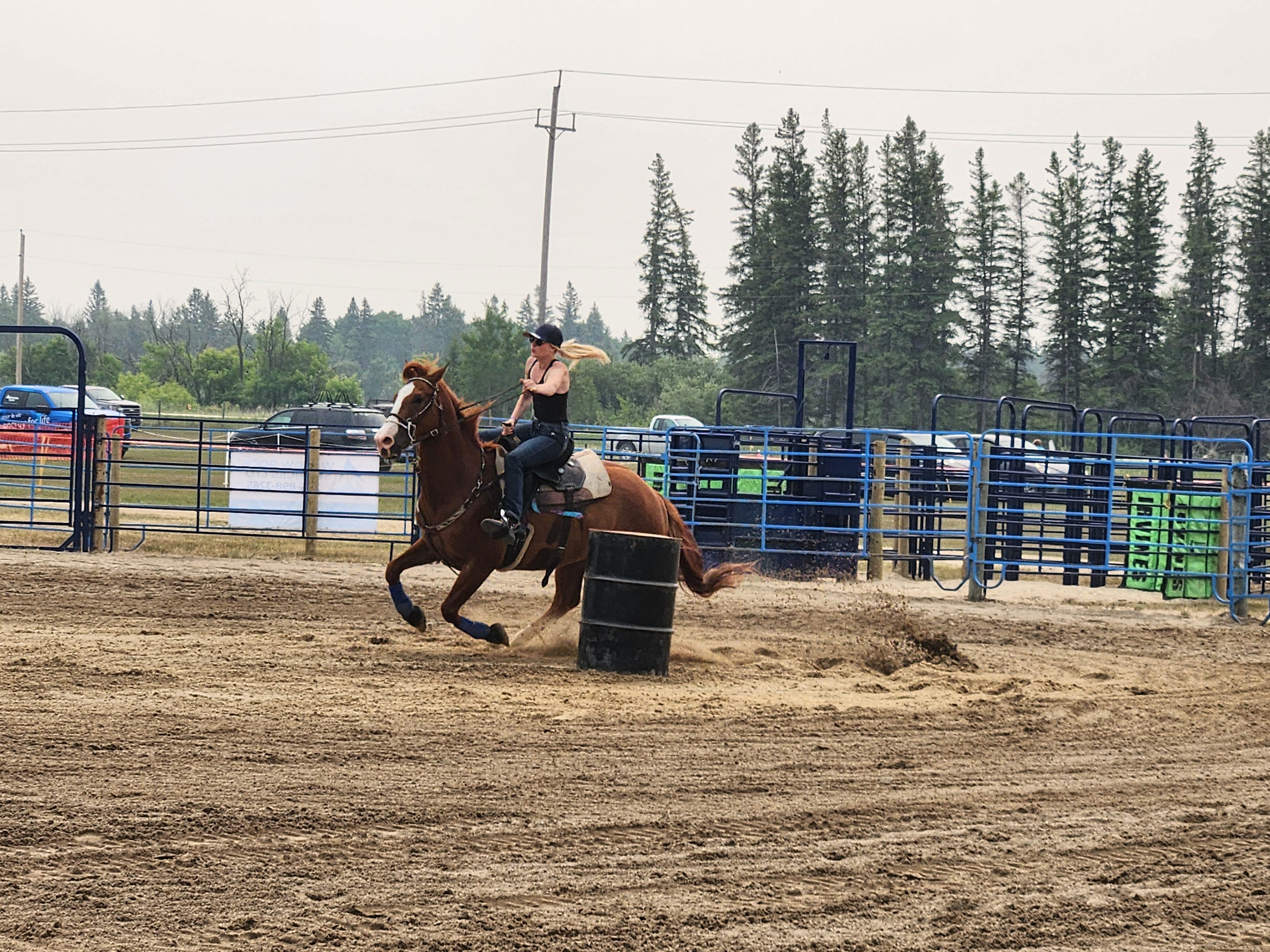 Burn n' Turn was a Morning delight to watch for families. PortageOnline/ Tristen Sokolosky