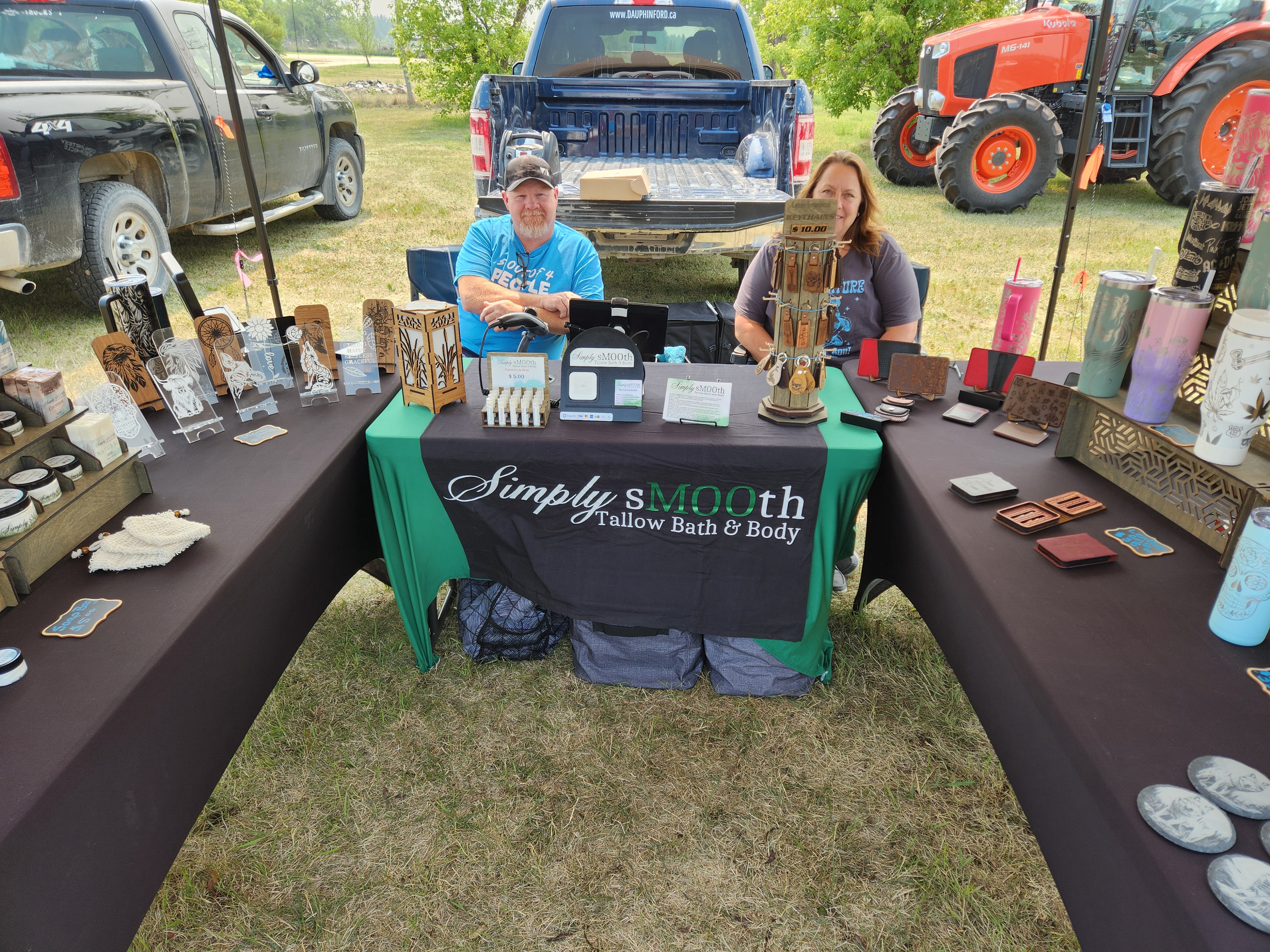Vendors had a range of assortments of items and care products locally made. PortageOnline/ Tristen Sokolosky