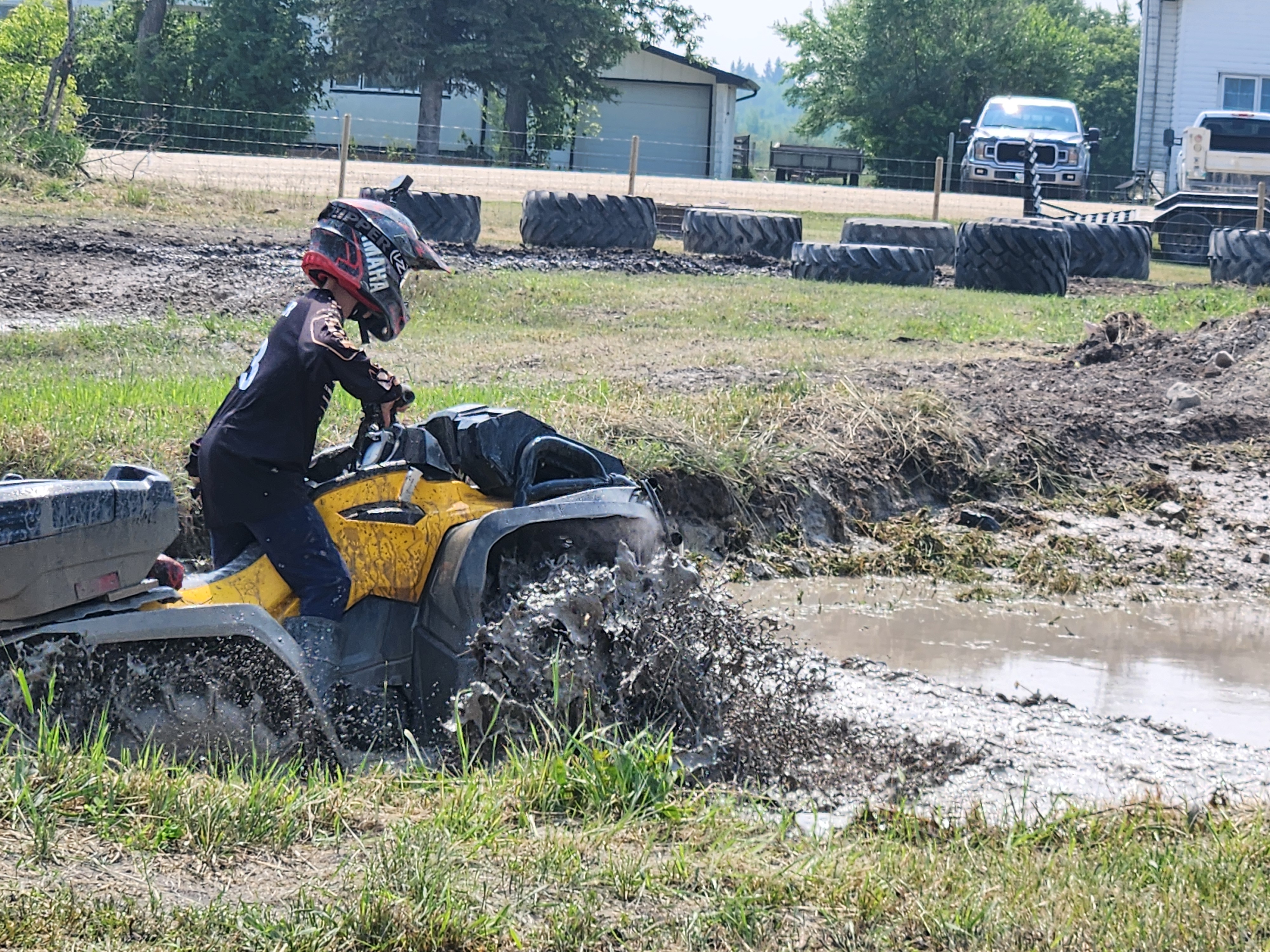 ATV Mud Bog was the crowd pleaser all day Saturday. PortageOnline/ Tristen Sokolosky