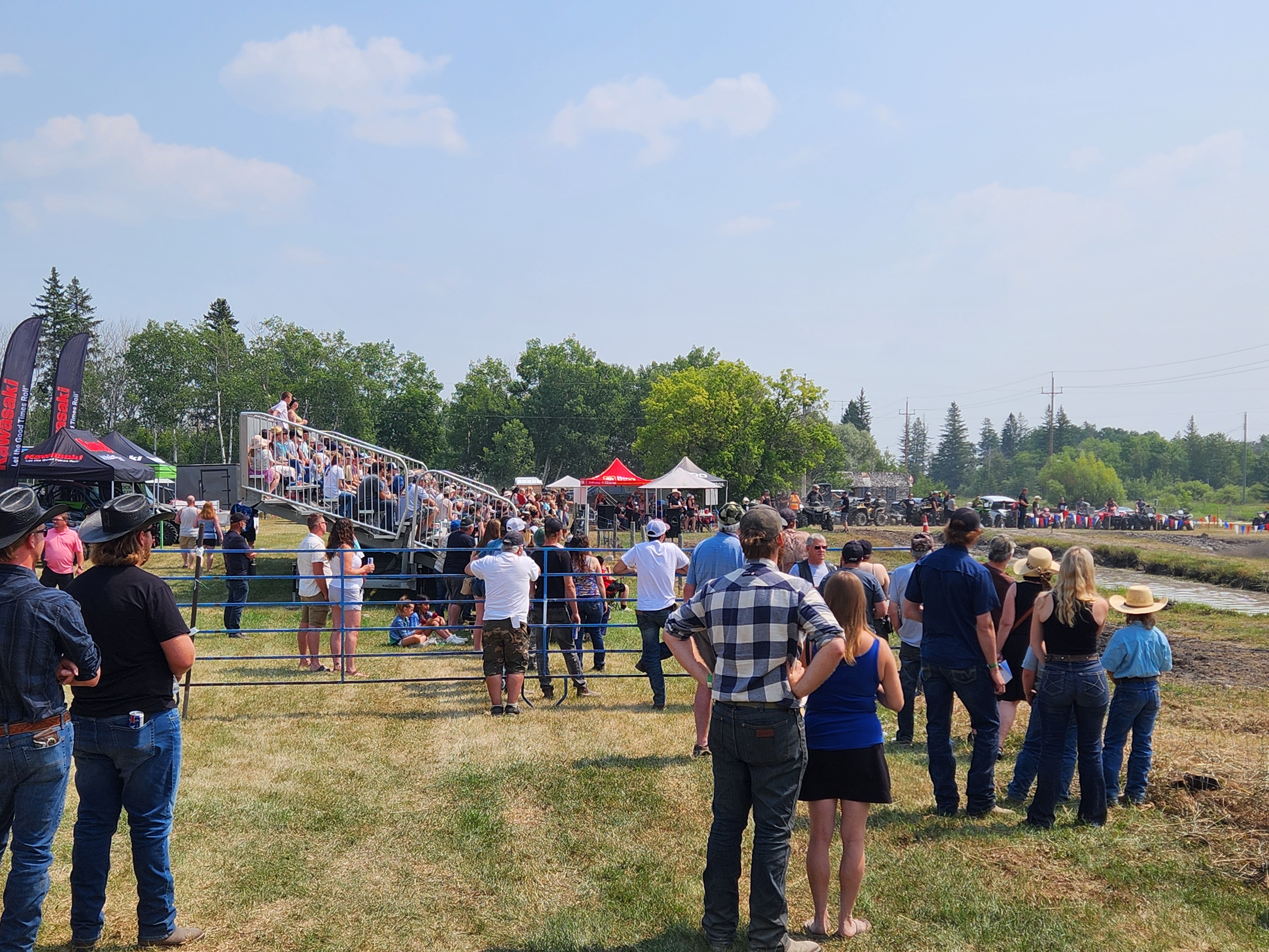 Crowd was huge for the ATV Mud Bog, stands were filled. PortageOnline/ Tristen Sokolosky