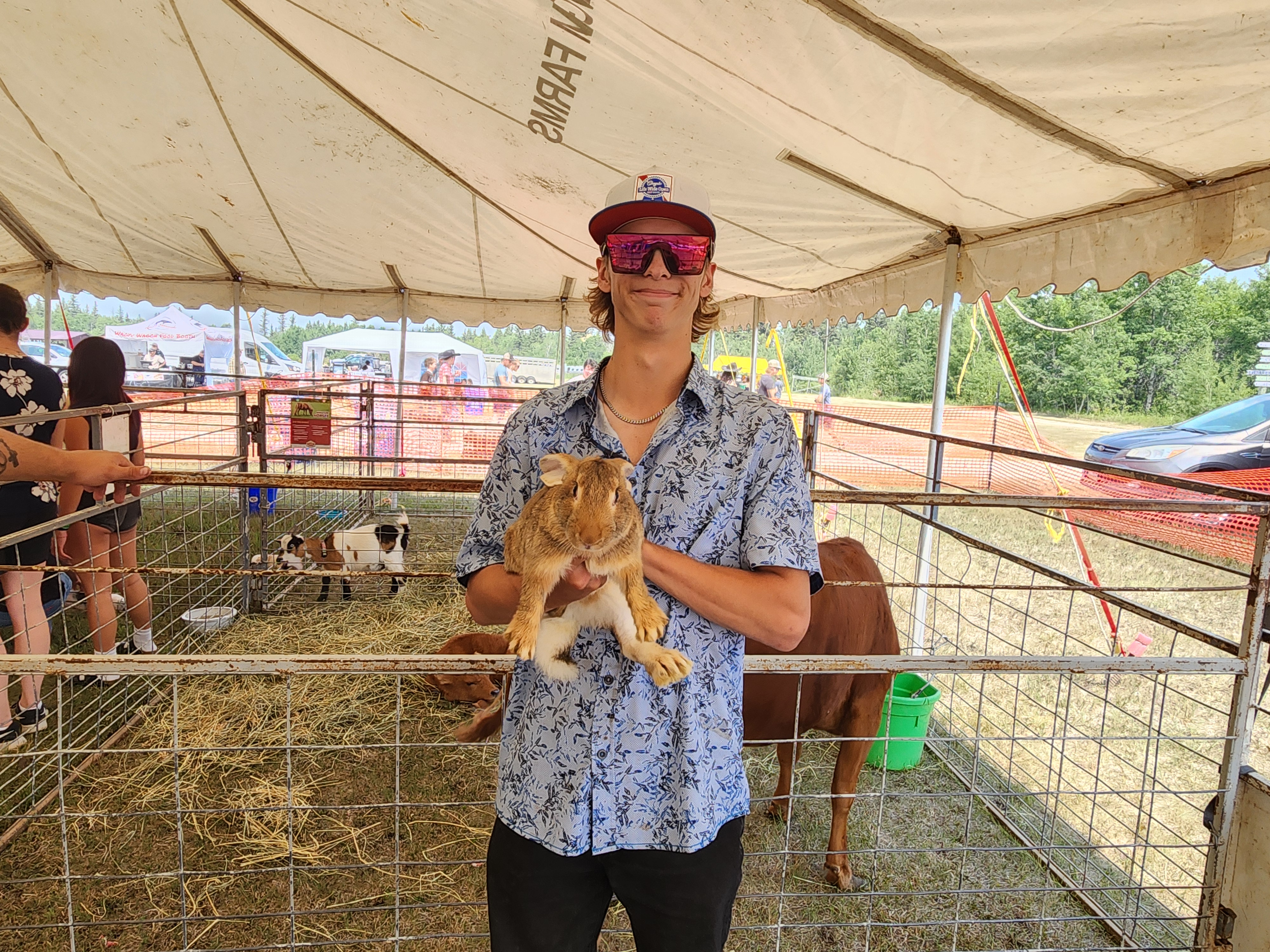 Everyone enjoyed the petting zoo, filled with all sorts of furry animals. PortageOnline/ Tristen Sokolosky