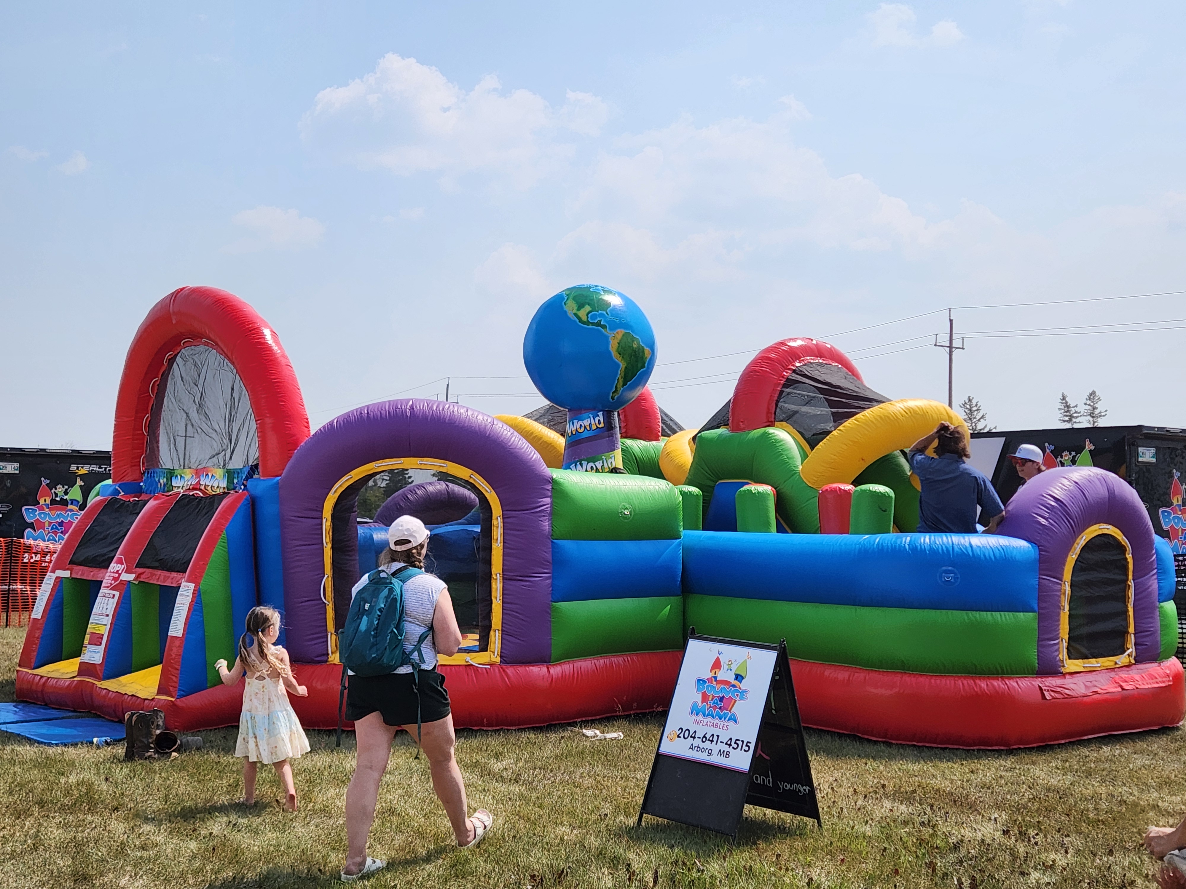 Kid Zone, where kids of all ages enjoyed the fun. PortageOnline/ Tristen Sokolosky