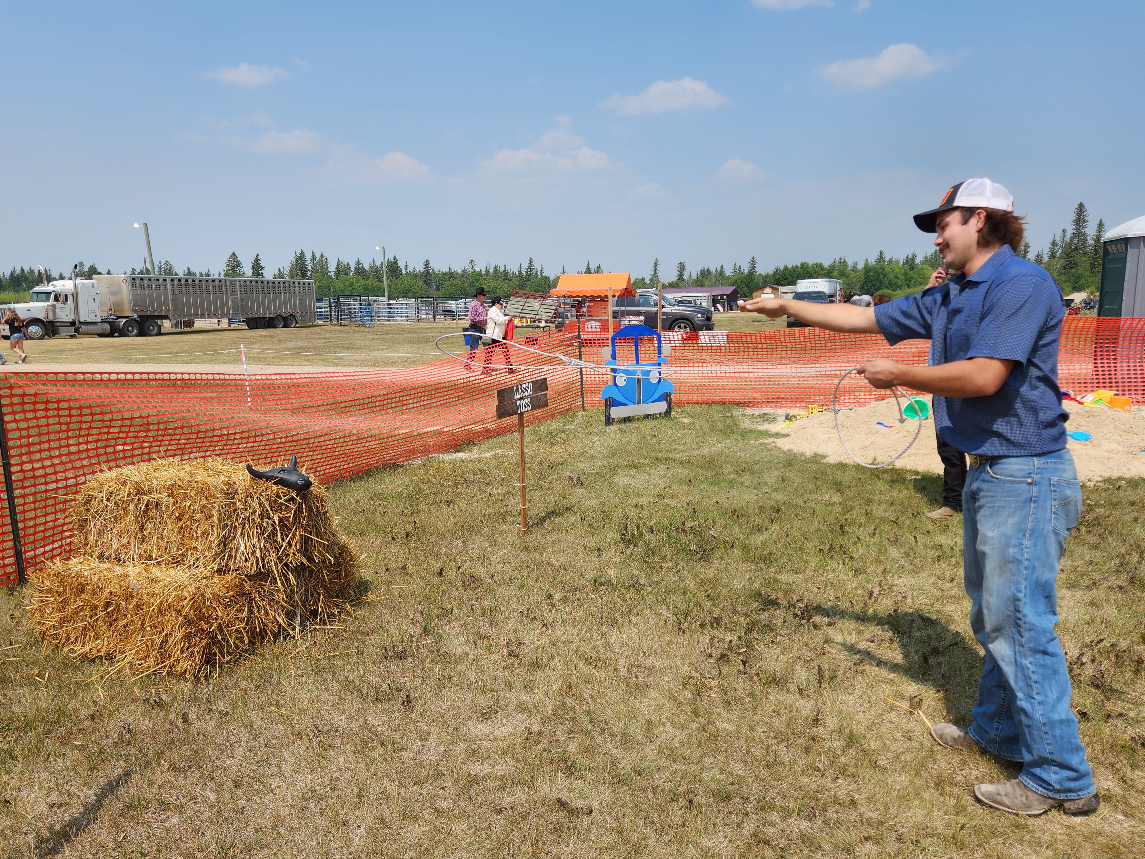 Kid Zone, where kids of all ages enjoyed the fun. PortageOnline/ Tristen Sokolosky