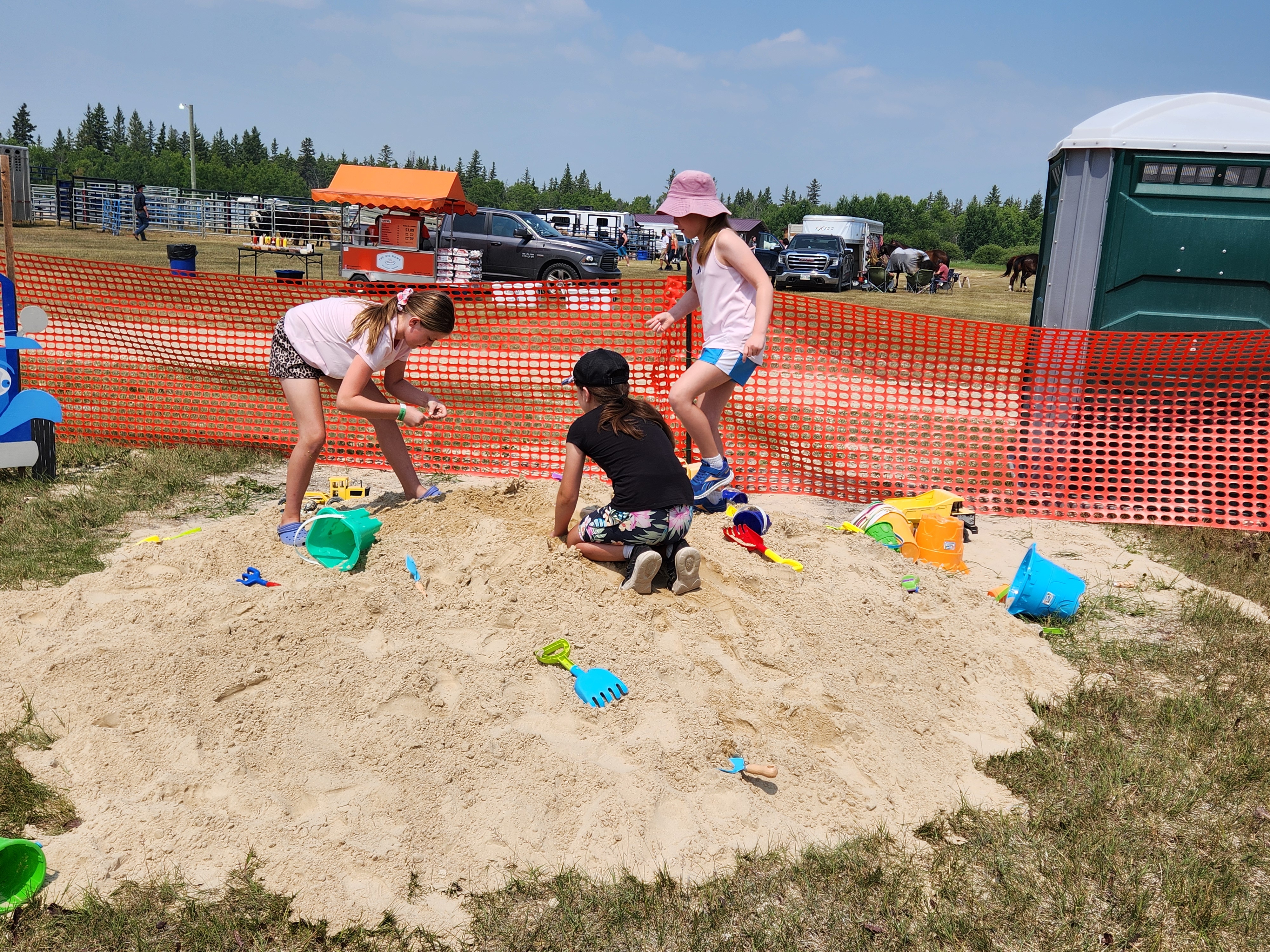 Kid Zone, where kids of all ages enjoyed the fun. PortageOnline/ Tristen Sokolosky