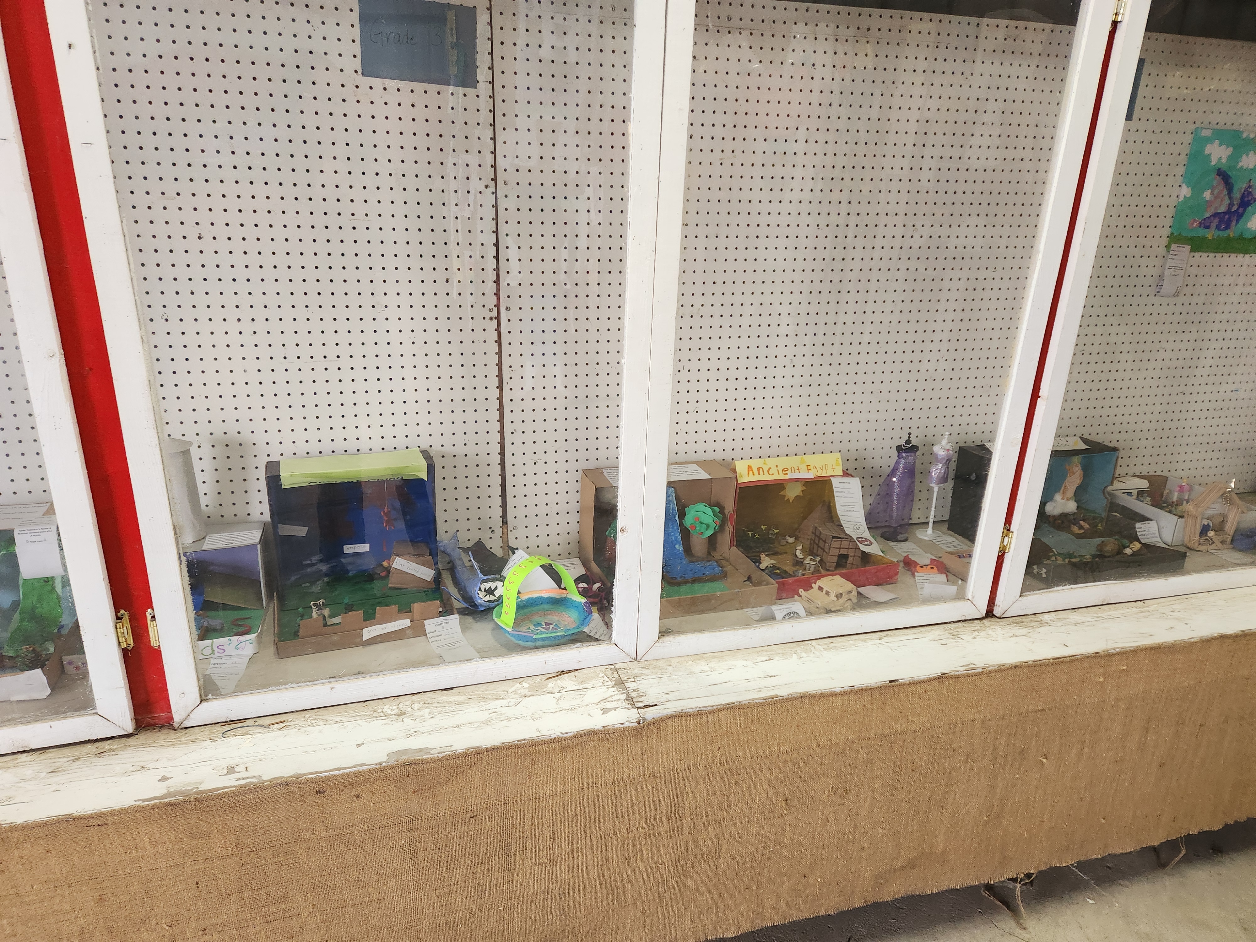 Gallery walk inside the Orange building, art from kids in all grades. PortageOnline/ Tristen Sokolosky