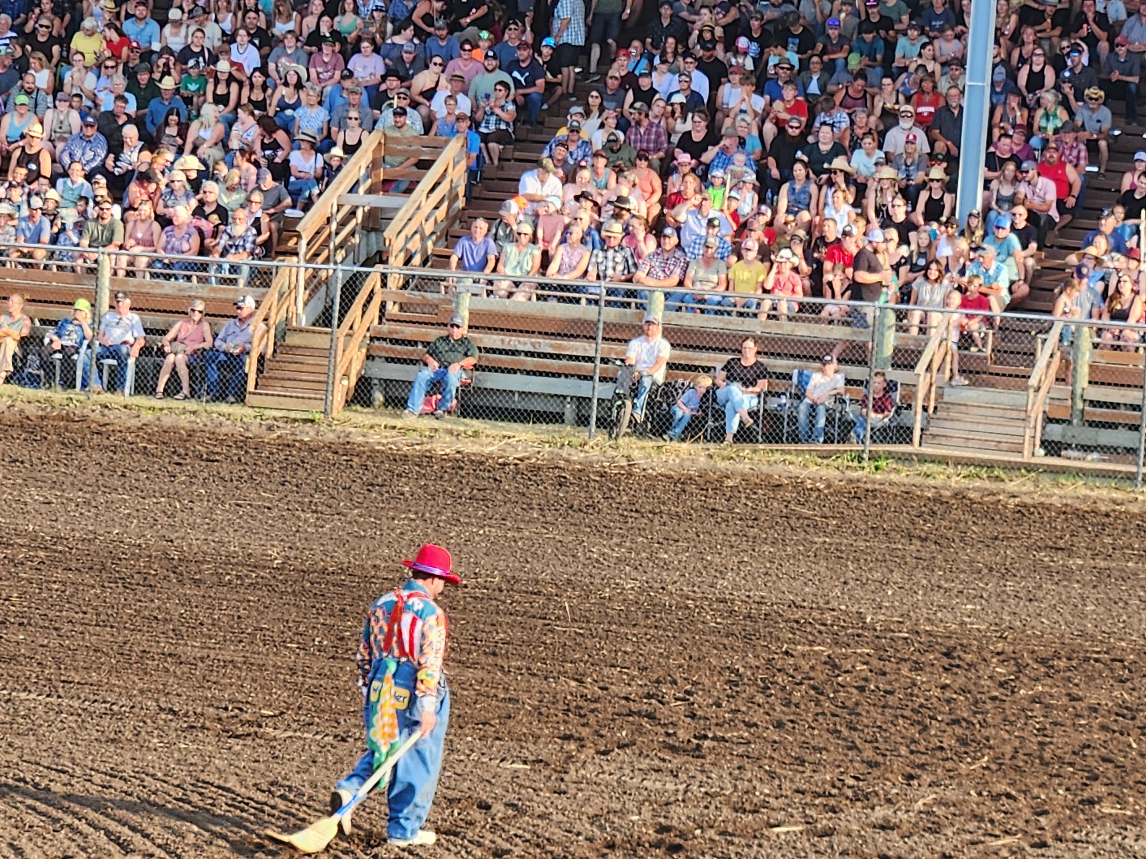 Sleepy the Clown as the Rodeo Clown