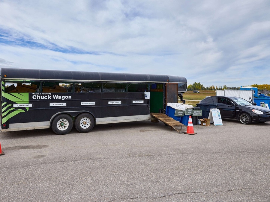 An Ag Recycling Roundup Station.