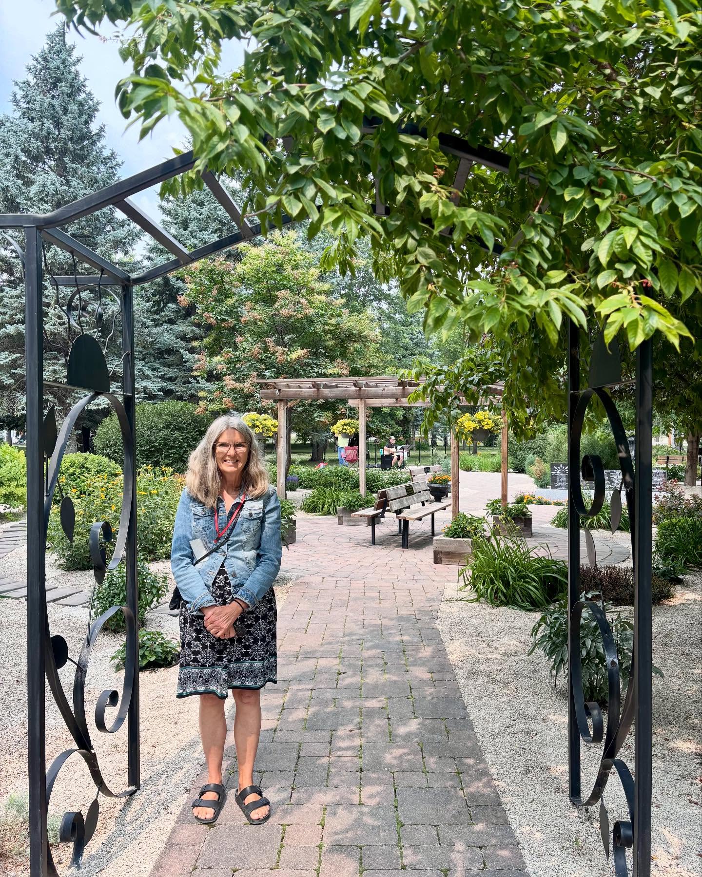 Garden at the Island Park. PortageOnline/ Tristen Sokolosky