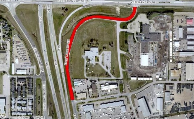 Airdrie’s East Lake ramp will shut down overnight for three consecutive nights starting tonight, as summer roadwork continues across the city. Graphic / City of Airdrie