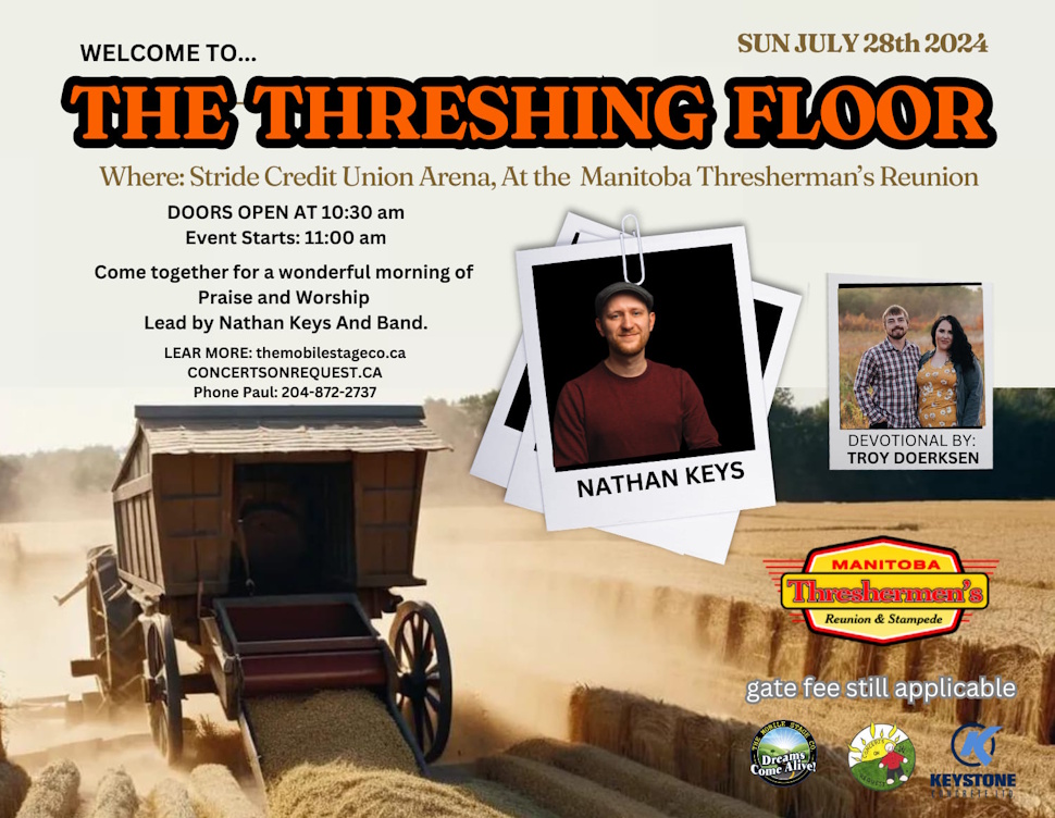Threshing Floor at Manitoba Threshermans Reunion