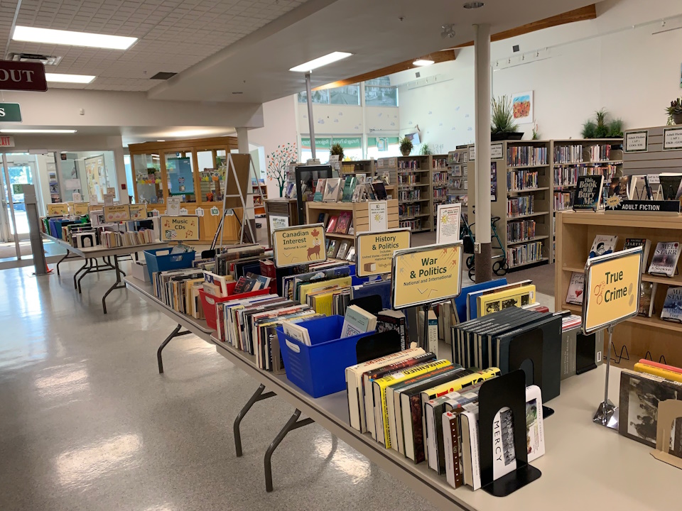 Books at the Portage la Prairie Regional Library for their 47th Annual Book sale
