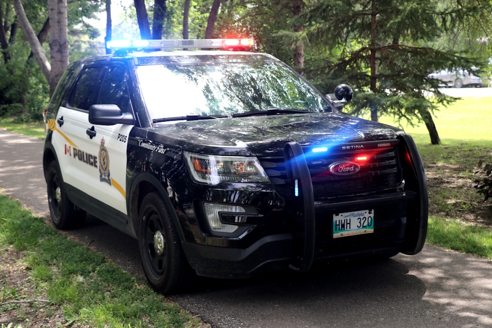 a Brandon police car