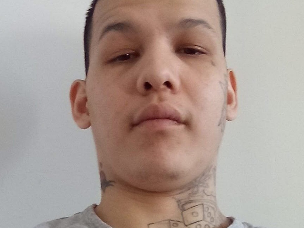 Headshot of Byron Alvin Soloman Roulette, a 26-year-old man wanted by Manitoba First Nations Police after escaping custody.