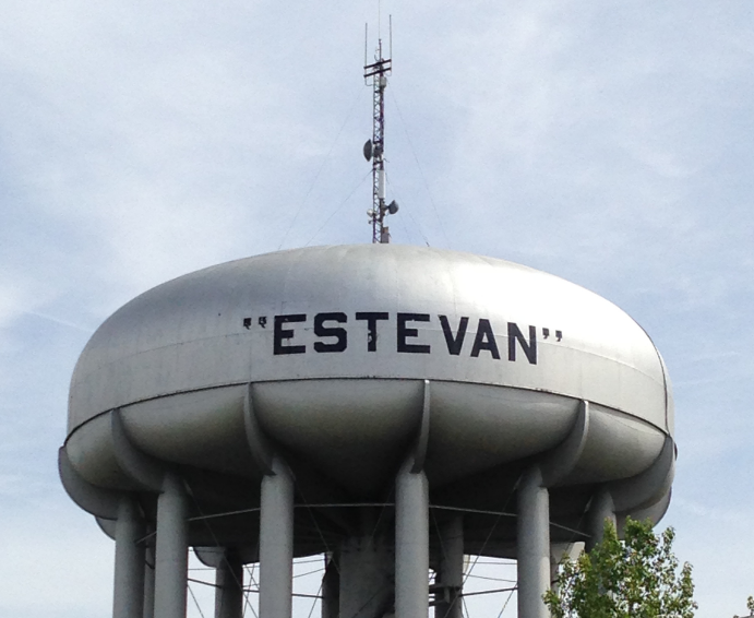 Estevan water tower 