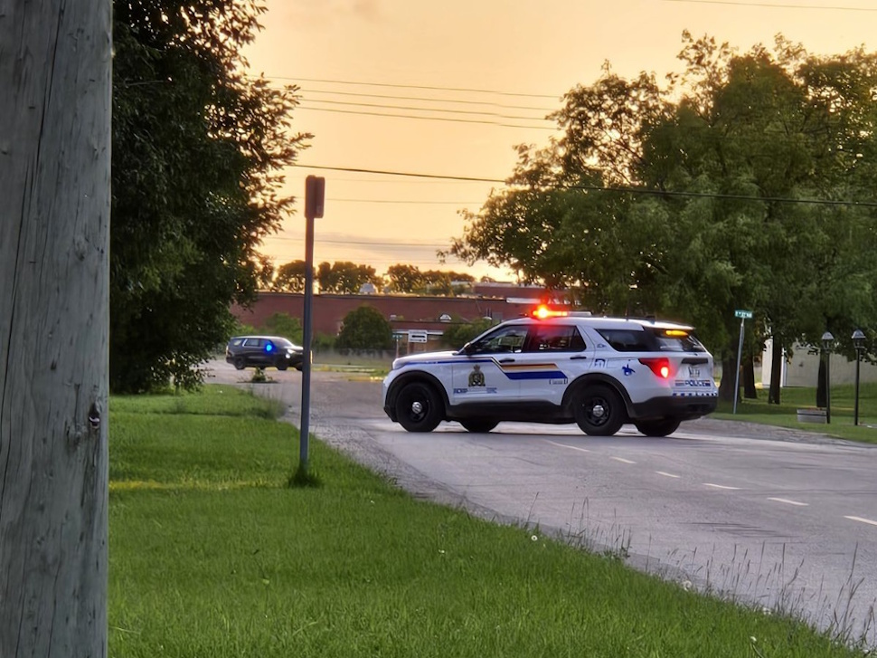 An RCMP cruiser sits parked on a Portage la Prairie street. PortageOnline/File Photo