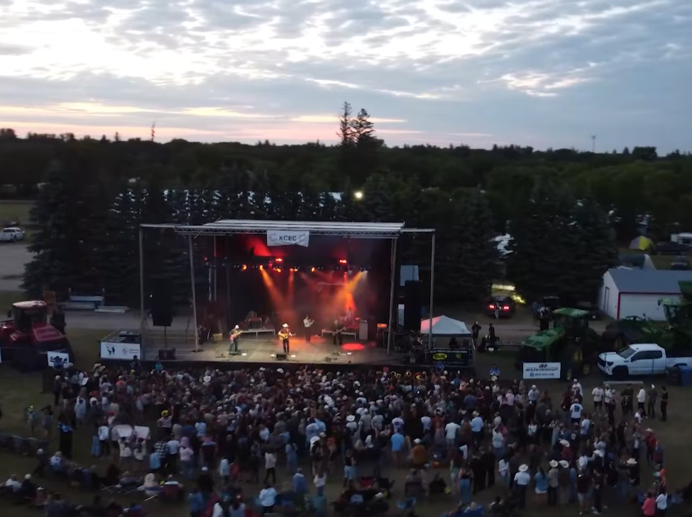 an outdoor concert