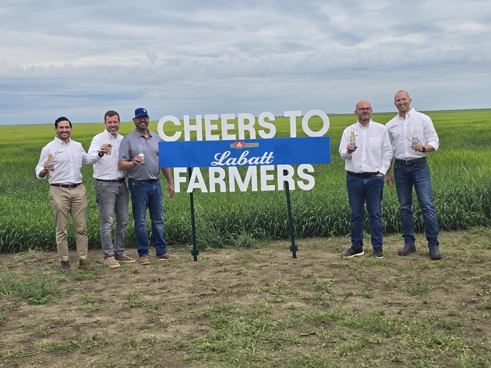 Stuart Lawrence and Labatt Exec's