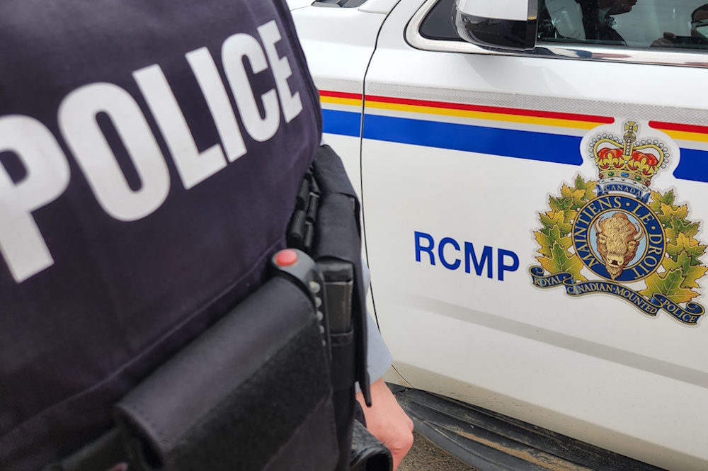RCMP officer and vehicle