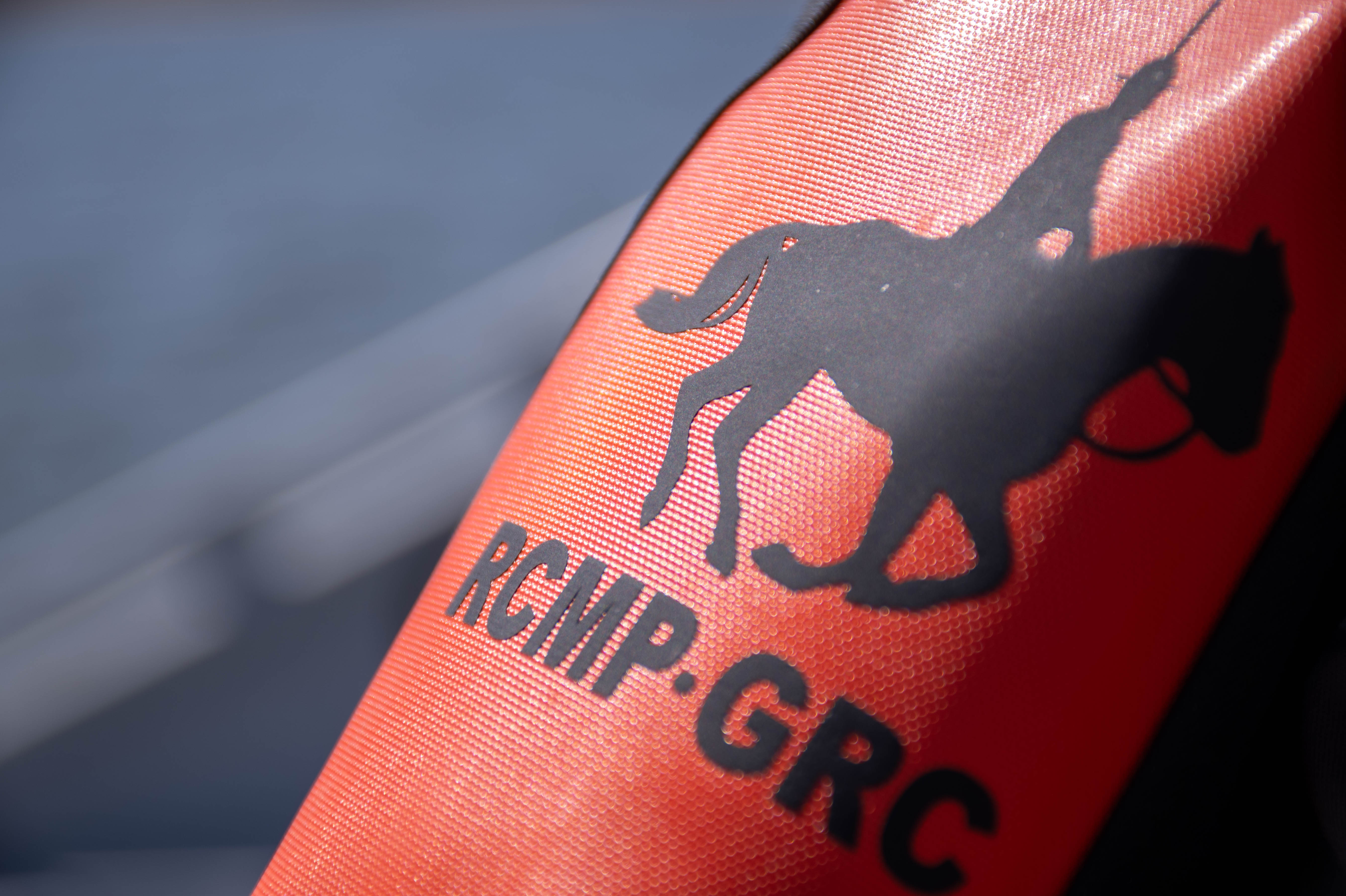 RCMP Logo on Life Jacket