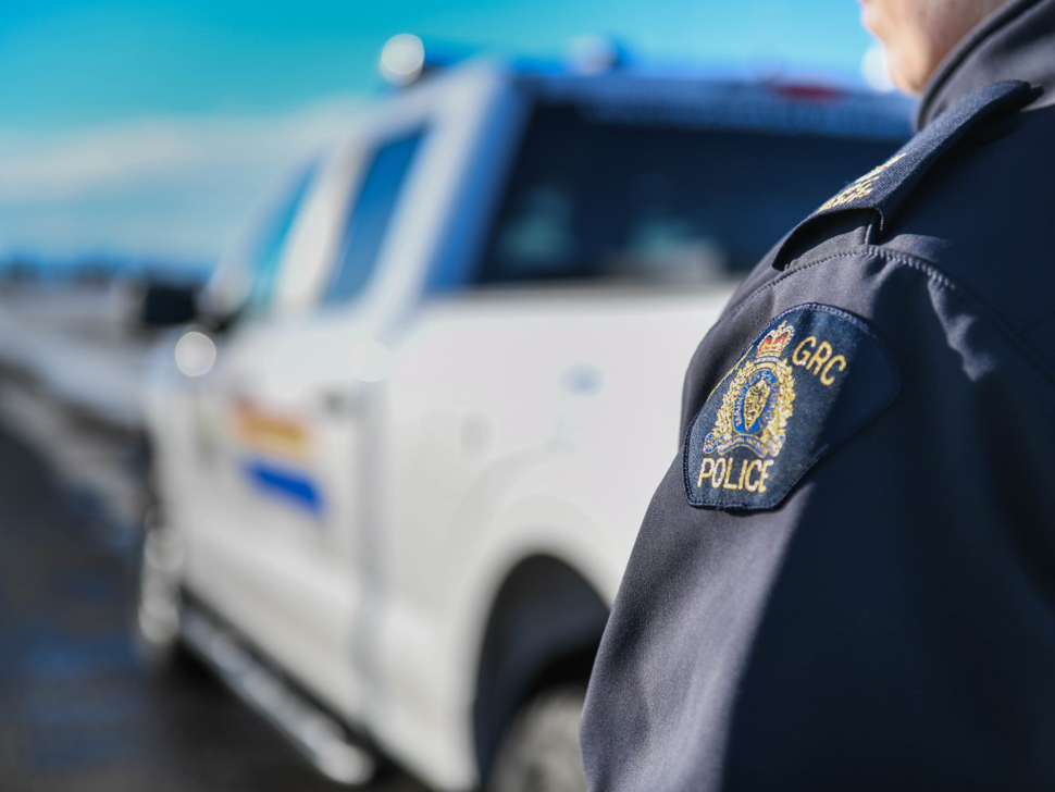 RCMP officer and vehicle