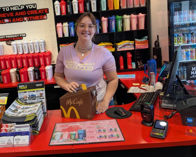 mccafe mcdonalds workout supplement king cochane winner