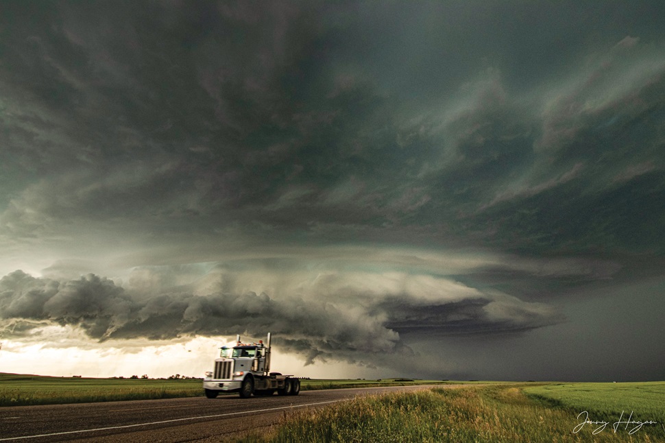 Truck and Storm
