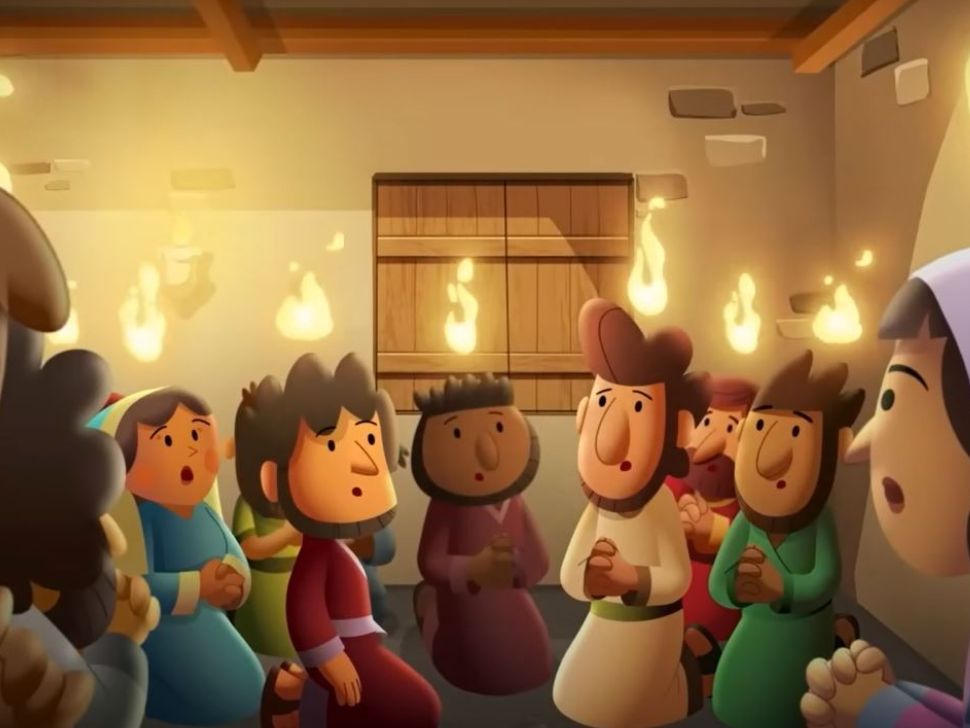 Minno's streaming service Bible animation show called Laugh and Grow Bible for Kids. 