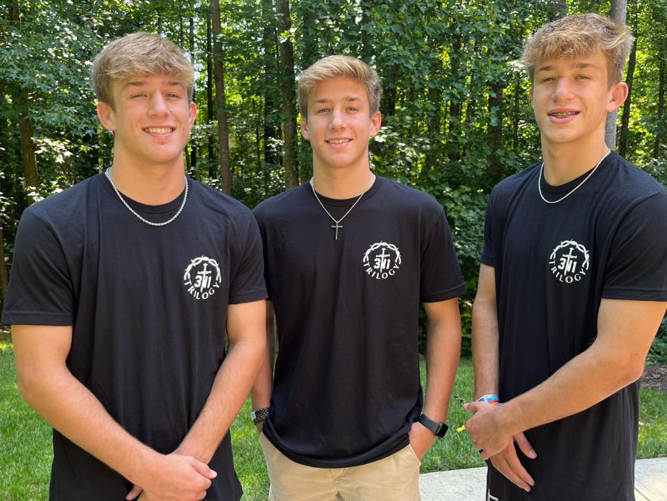 Gage, Till, and Kaden Helms from North Carolina. 