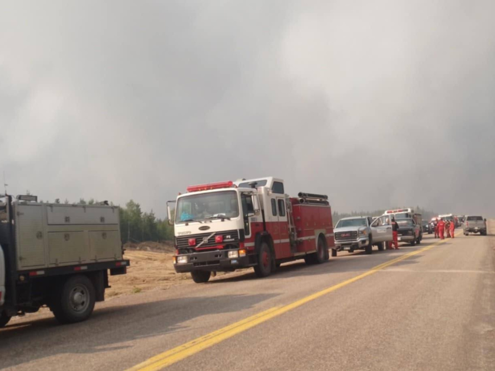 Town of Leaf Rapids taken over by wildfire