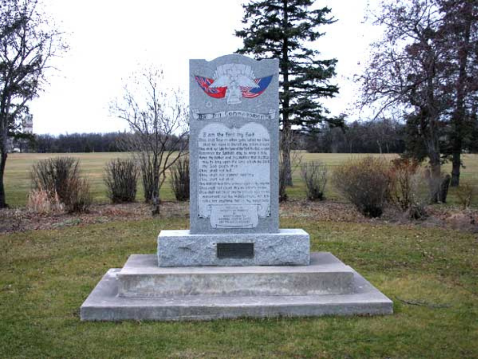 The Ten Commandments monument