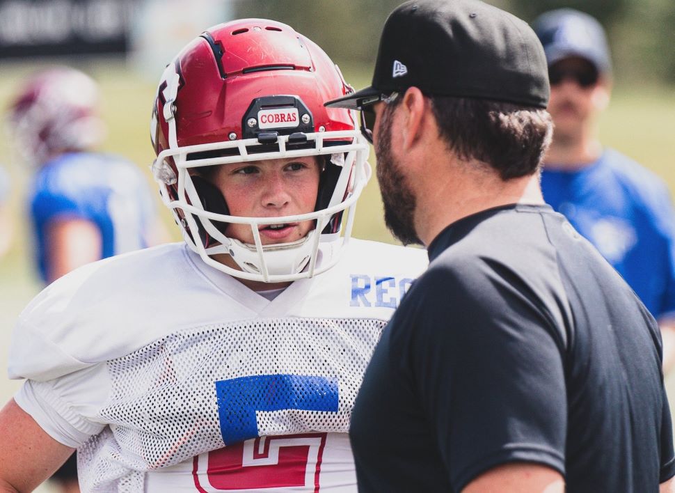 Tyler Clazie at U18 Team Alberta training camp