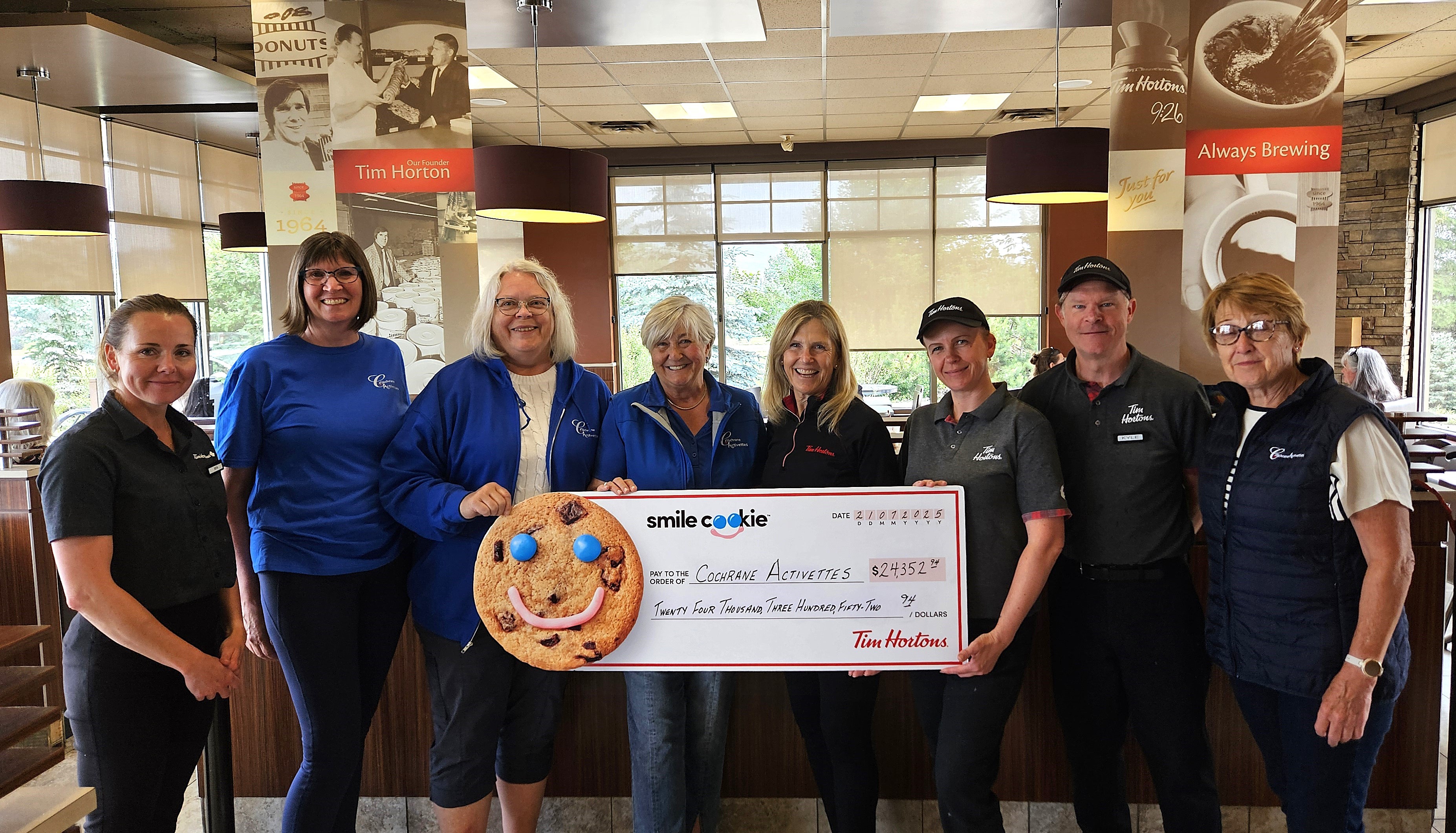 Cochrane Smile Cookies donation 2025