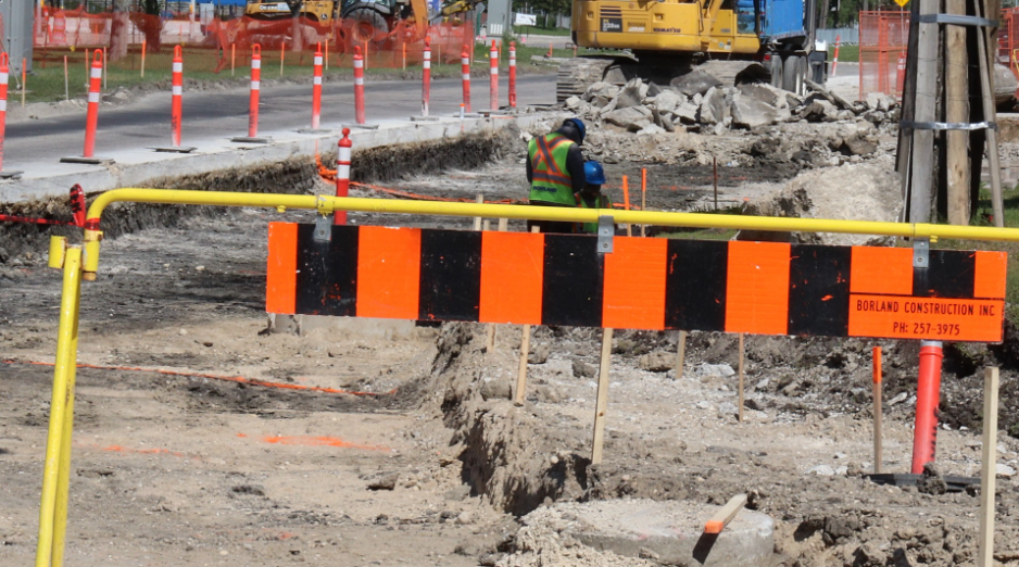 A section of Abinojii Mikanah will see major lane closures until late October as road construction gets underway. (File photo)
