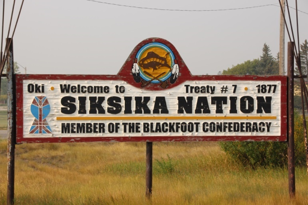The Siksika Nation sign