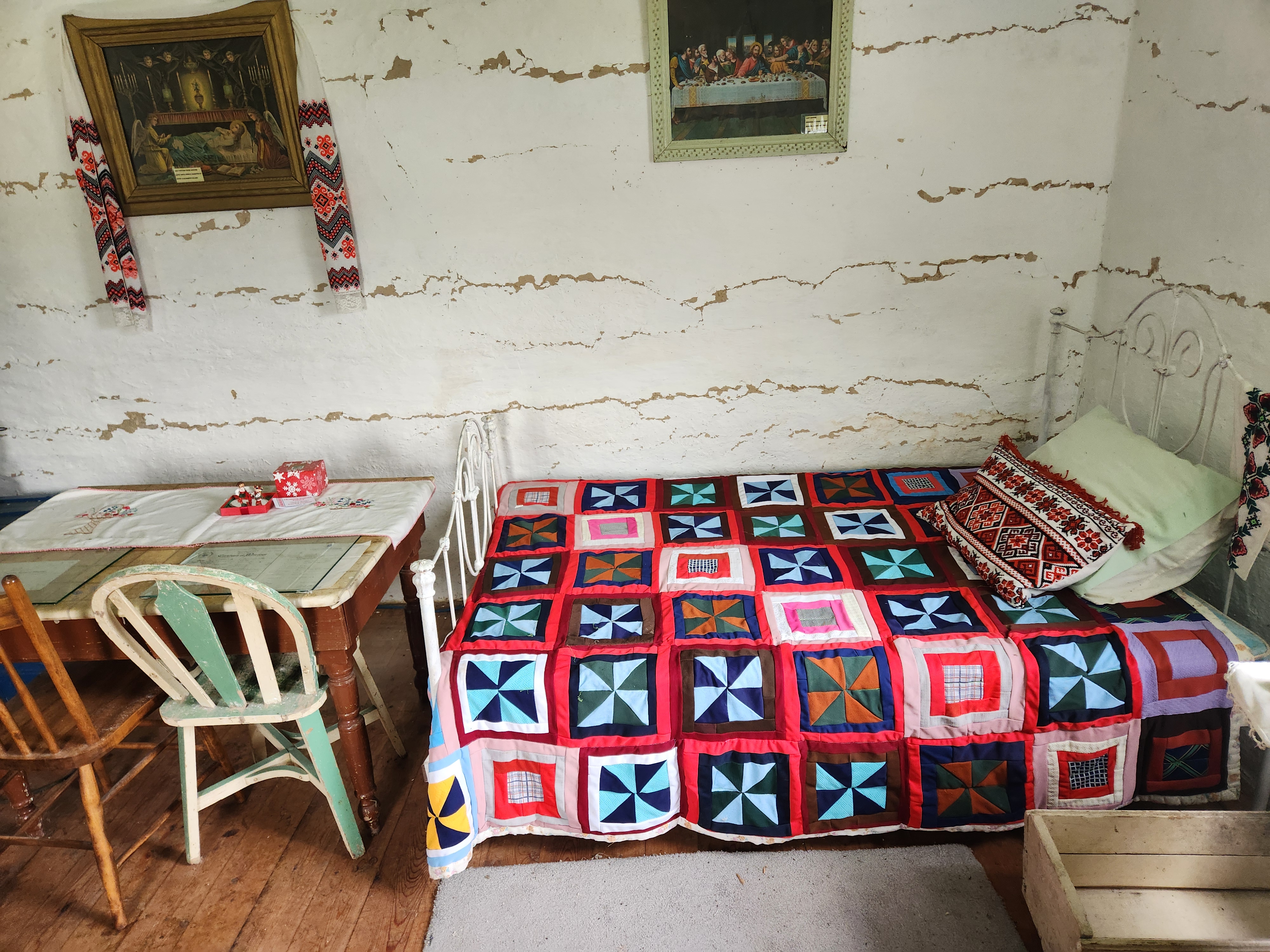 A look inside, homes located in the museum. showing how people use to live back when life was simple.   PortageOnline/ Tristen Sokolosky