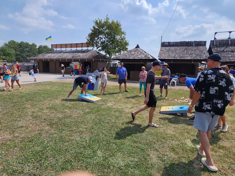 Ukrainian Festival Activities for kids and adults.    PortageOnline/ Tristen Sokoloksky