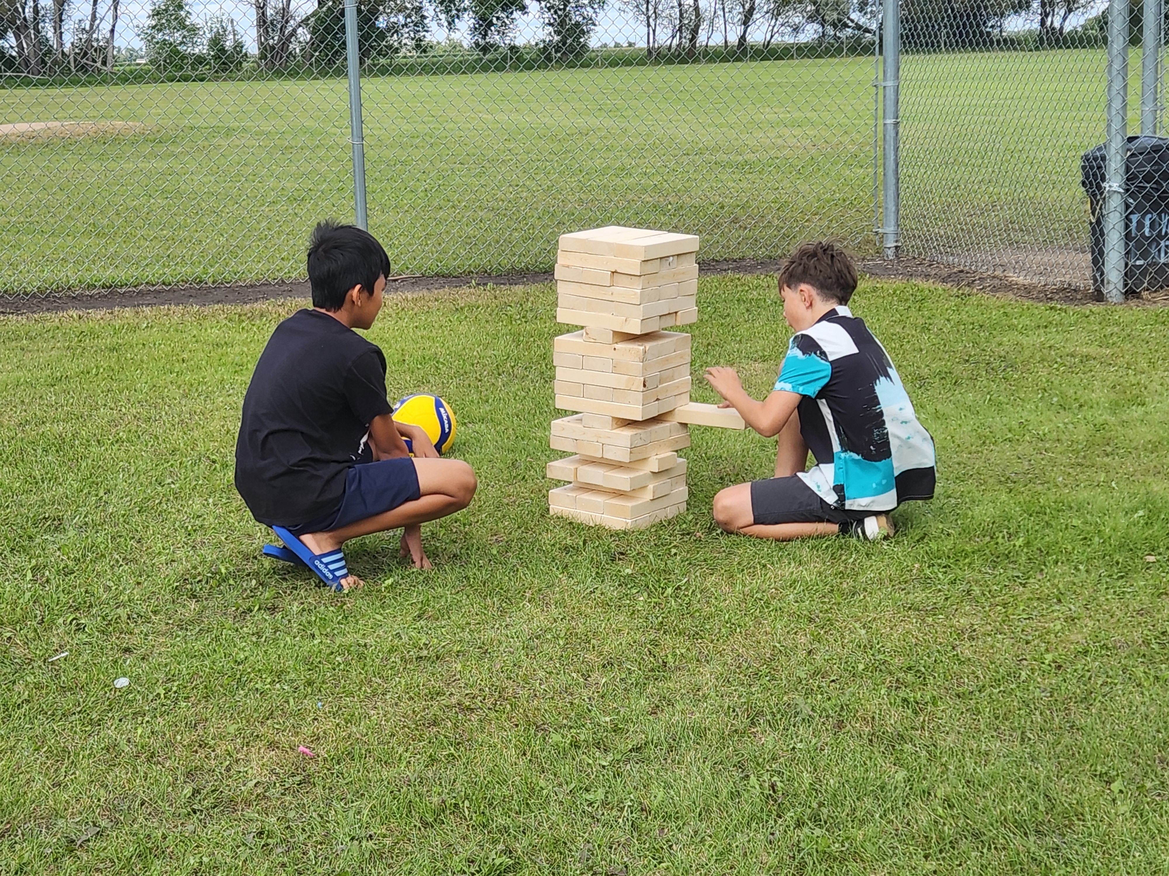 Kids enjoying Sundays activities.