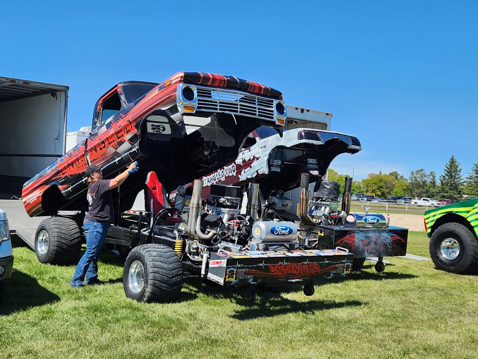 New and crazy builds were available to view and watch in the pulls.   PortageOnline/ Tristen Sokolosky  