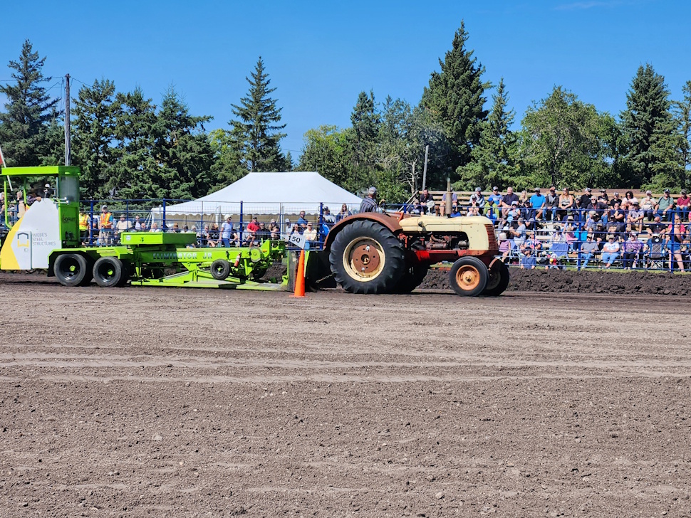 Tuelon's Tractor Pull started off strong on Saturday with lots of crazy builds.    PortageOnline/ Tristen Sokolosky