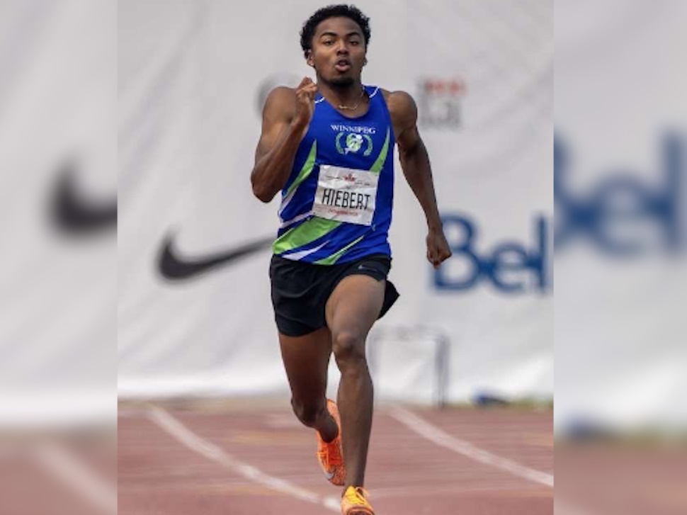 Jared Hiebert during a competition (Photo provided by Jared Hiebert)