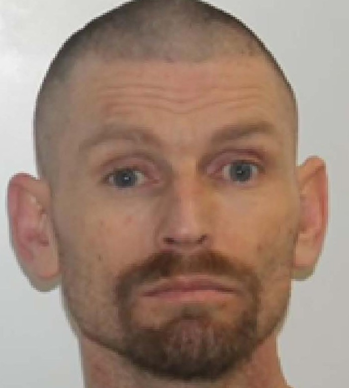 The Alberta RCMP stated in a Wanted Wednesday post that Dustin Edward Wood is wanted for various crimes, with listed areas of activity including Airdrie and other Alberta communities. Photo / Alberta RCMP 
