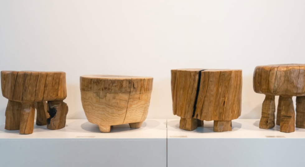 Works from 'Evolving Balance/Disjointed' by Derrick Rachul. (Source: 210 Gallery)