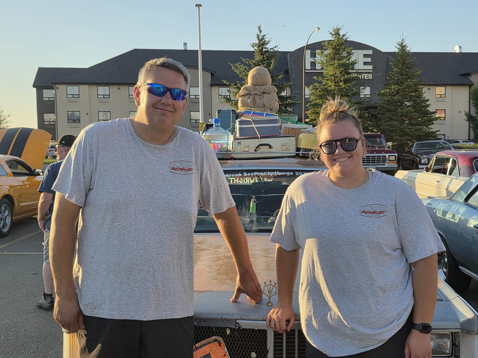 Dustin and Hayley Vipond, the father-daughter team who are tackling the great beater challenge for a second year in a row. (photos by Hayden Michaels) (supplementary images courtesy of Dustin Vipond) 