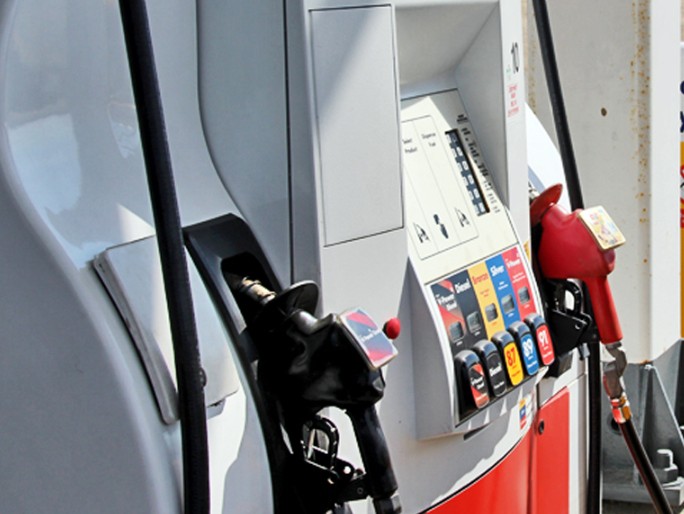 Gas pump with no specifics to show. 