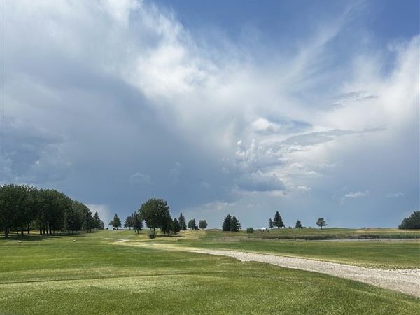 A golf course.