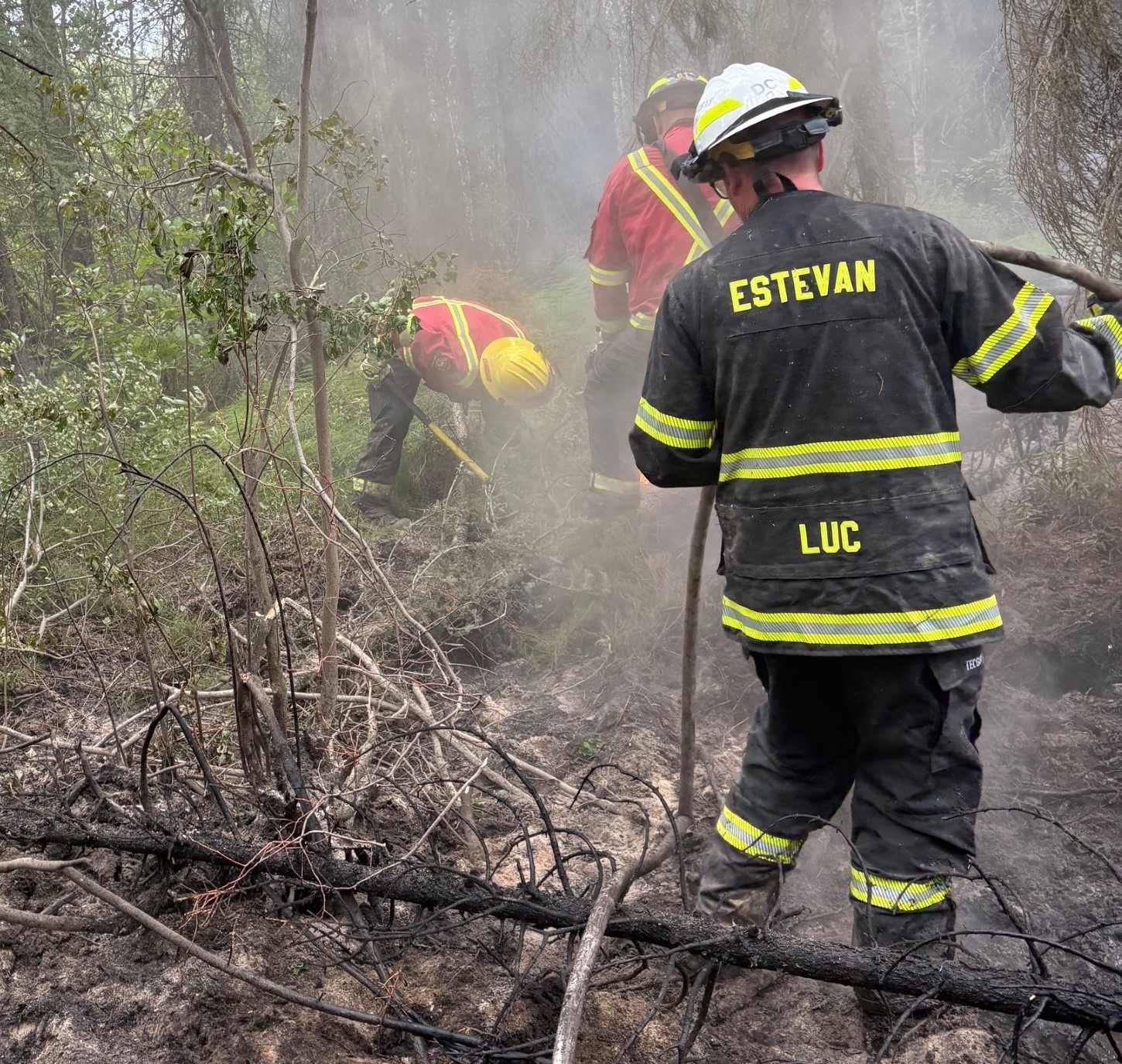 Kyle Luc EFR firefighting