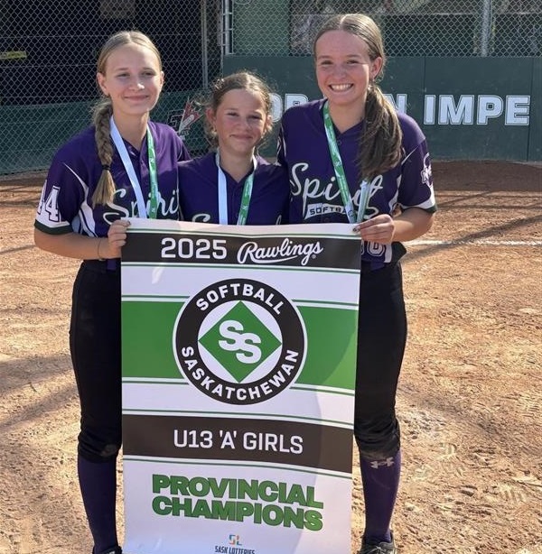 The Humboldt members from the U13 Melfort Spirit